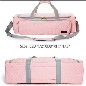 Cricut Machine Carrying Case Pink Storage Bag for Machine & Accessories *NWOT